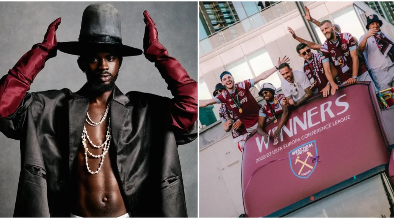 Video: West Ham Use Black Sherif's Song to Celebrate Achievement Conference League Victory 1 West Ham Use Black Sherif's Song to Celebrate Conference League Victory