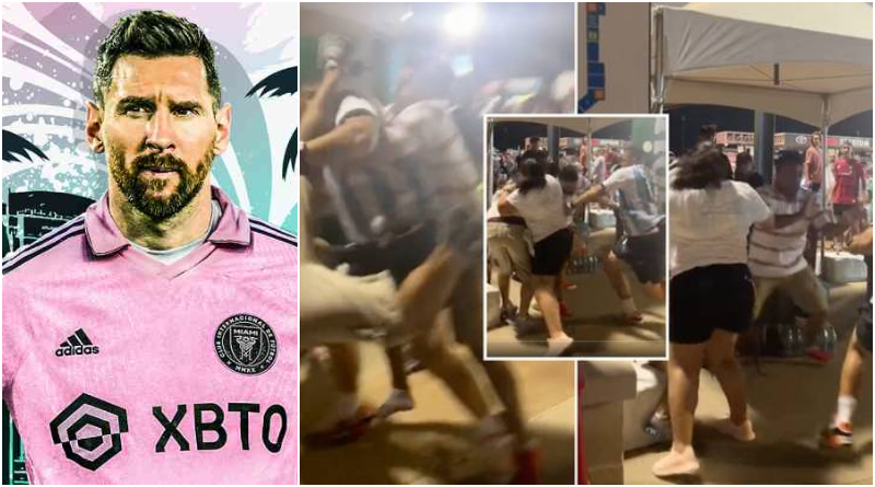FC Dallas and Lionel Messi fans get into post-match brawl outside stadium 1 FC Dallas and Lionel Messi fans