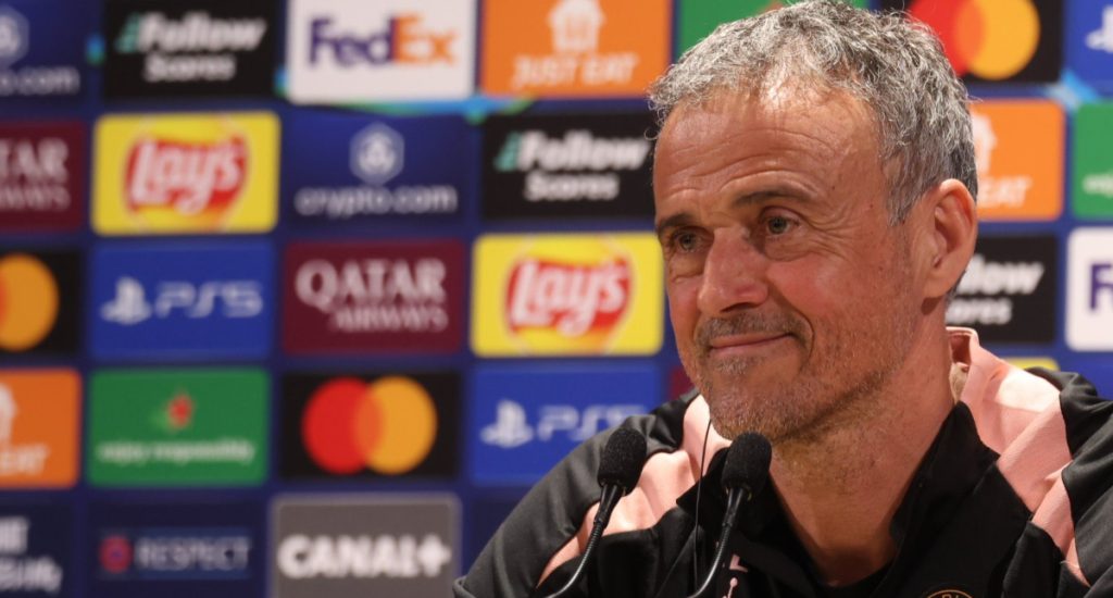 Luis Enrique: "We have to be careful that we don't suffer"