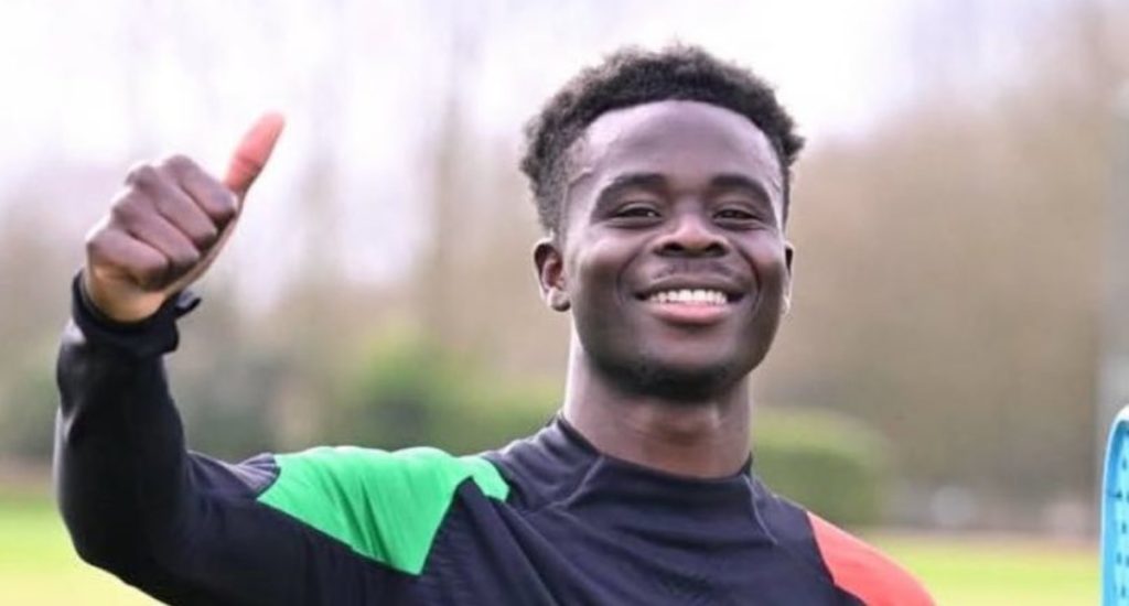 Saka ready to make a possible return for Arsenal ahead of crucial UCL tie