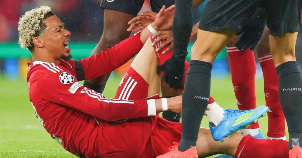 Ekitike rues 'unfair' Achilles injury